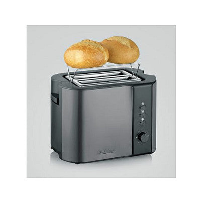 AT 9573 Automatik Toaster Edelstahl Dunkelgrau