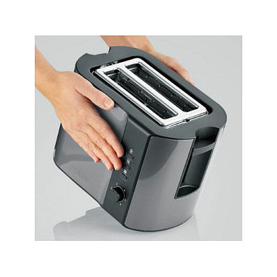 AT 9573 Automatik Toaster Edelstahl Dunkelgrau