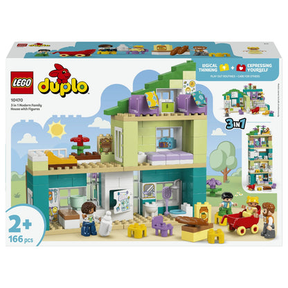 10470 DUPLO Town Modernes Familienhaus mit Figuren - 3-in-1-Set