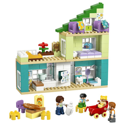 10470 DUPLO Town Modernes Familienhaus mit Figuren - 3-in-1-Set