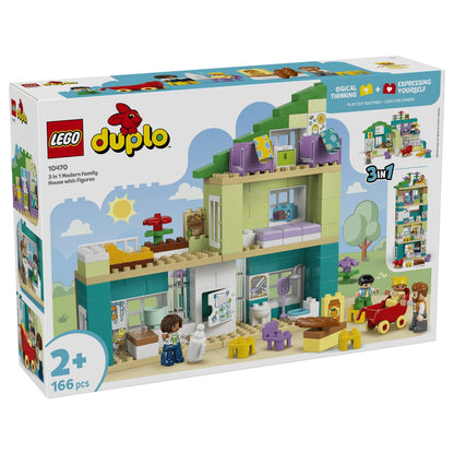 10470 DUPLO Town Modernes Familienhaus mit Figuren - 3-in-1-Set