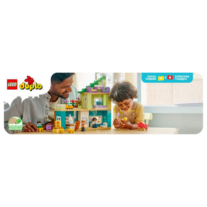 10470 DUPLO Town Modernes Familienhaus mit Figuren - 3-in-1-Set