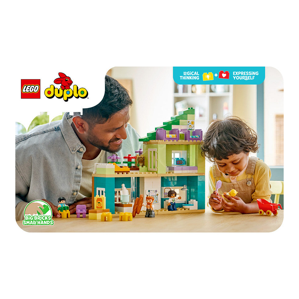 10470 DUPLO Town Modernes Familienhaus mit Figuren - 3-in-1-Set