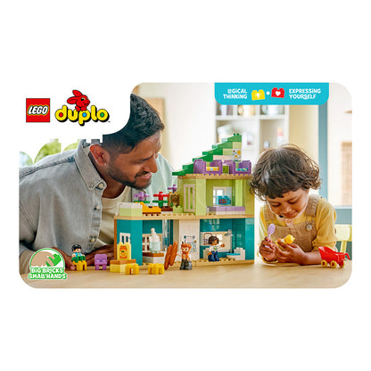 10470 DUPLO Town Modernes Familienhaus mit Figuren - 3-in-1-Set