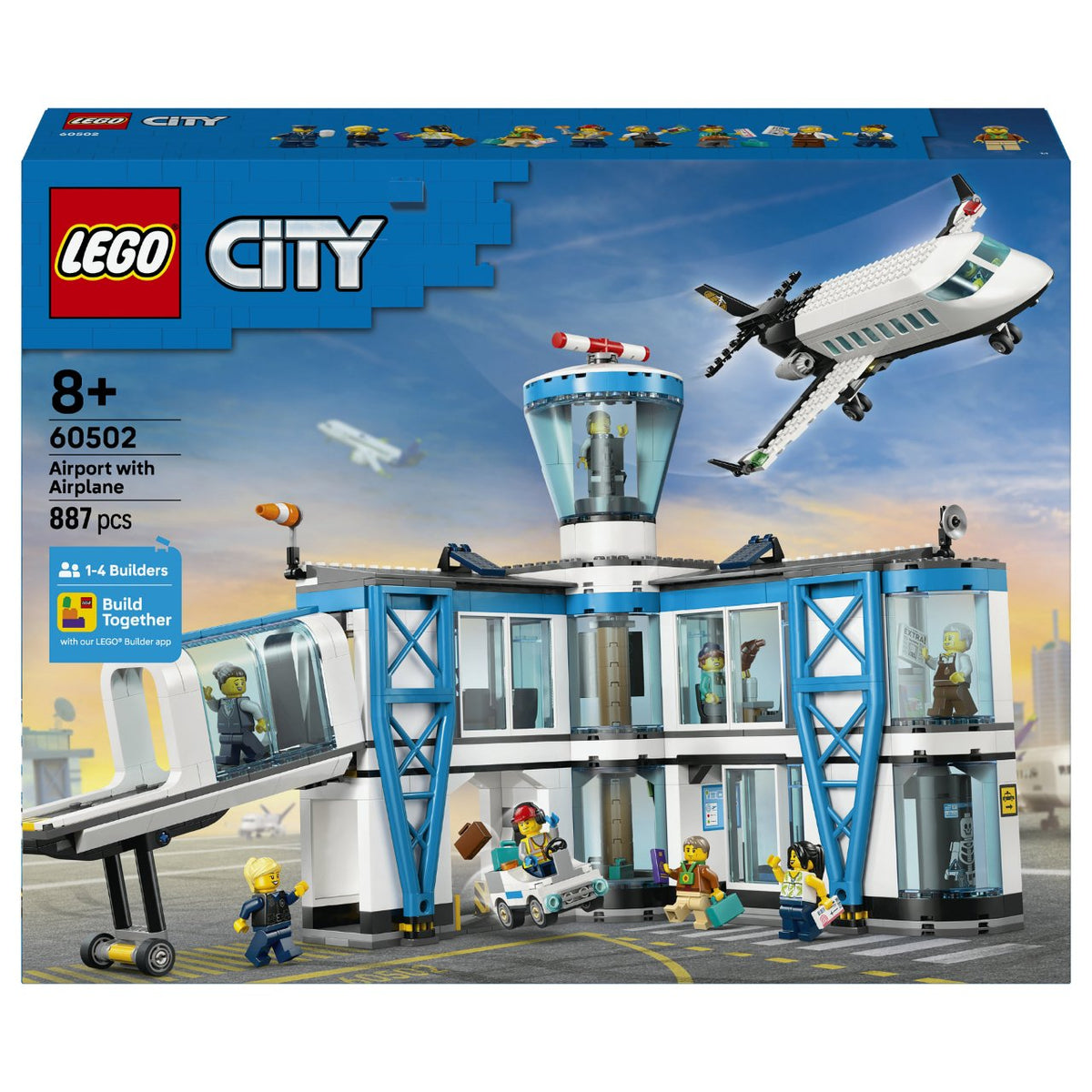 60502 City Flughafen mit Flugzeug