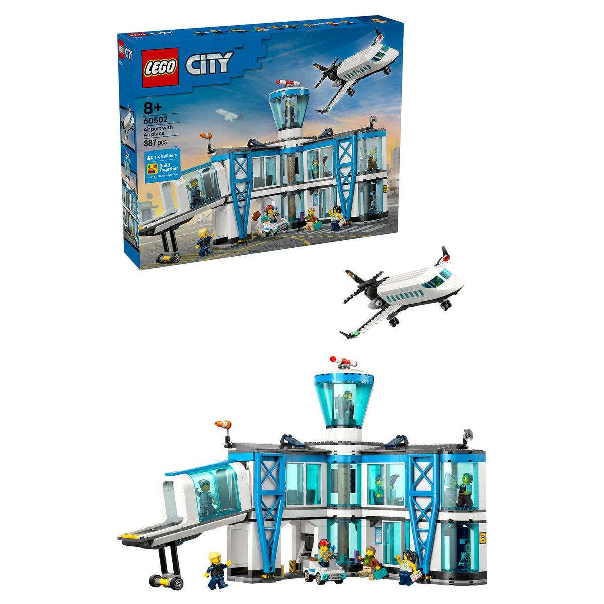60502 City Flughafen mit Flugzeug