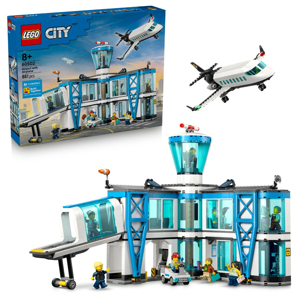 60502 City Flughafen mit Flugzeug
