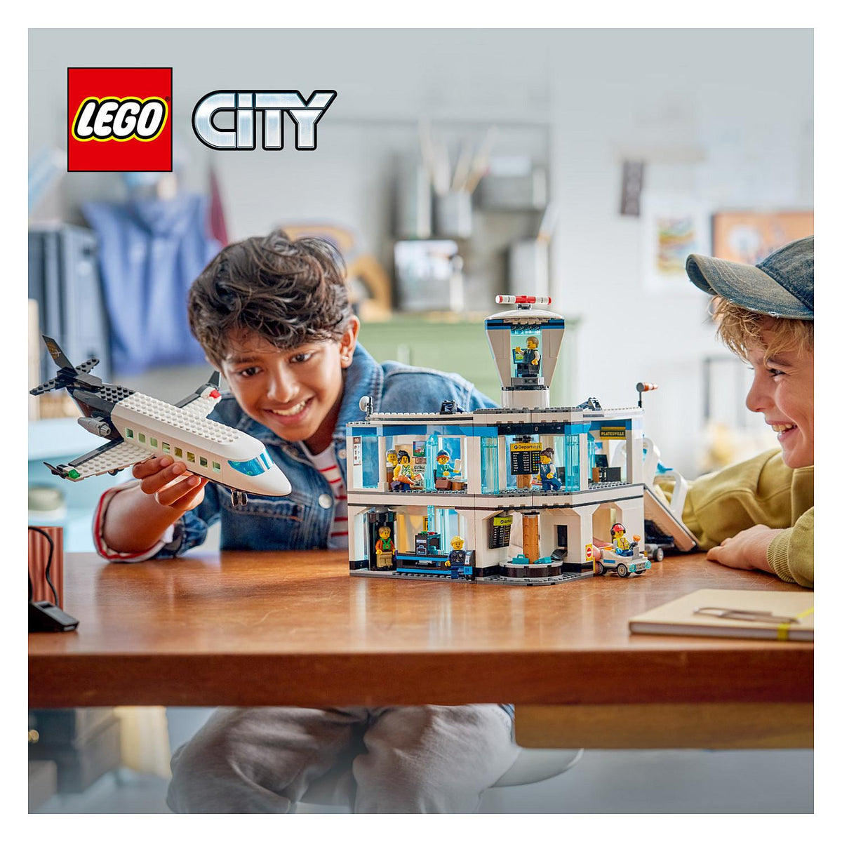 60502 City Flughafen mit Flugzeug