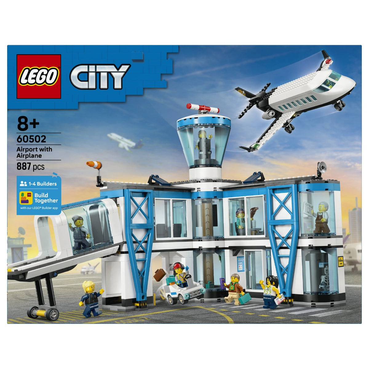 60502 City Flughafen mit Flugzeug