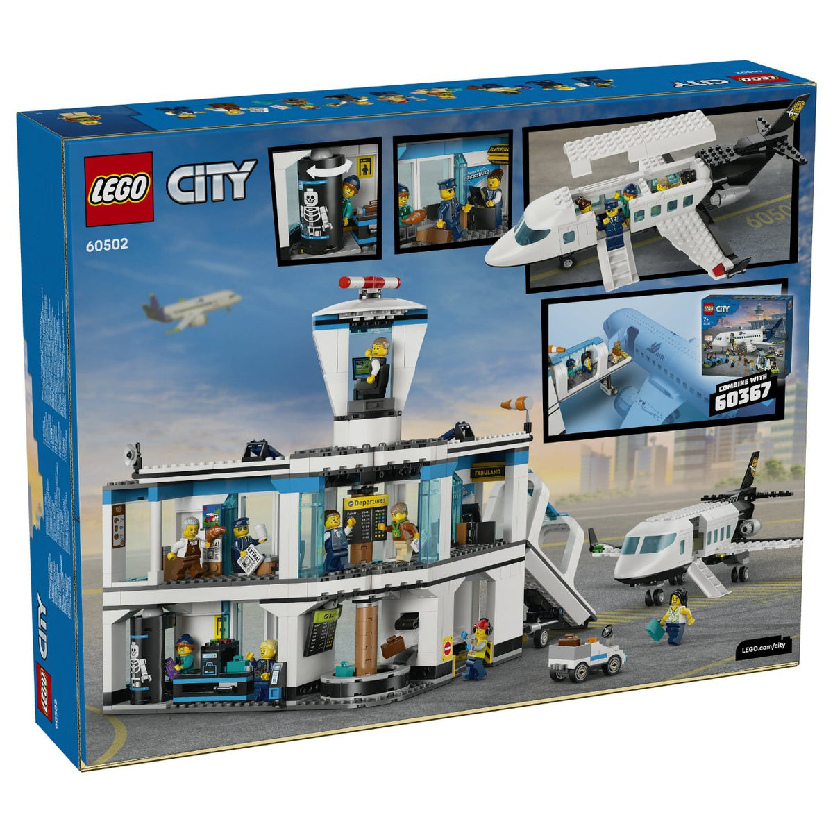60502 City Flughafen mit Flugzeug