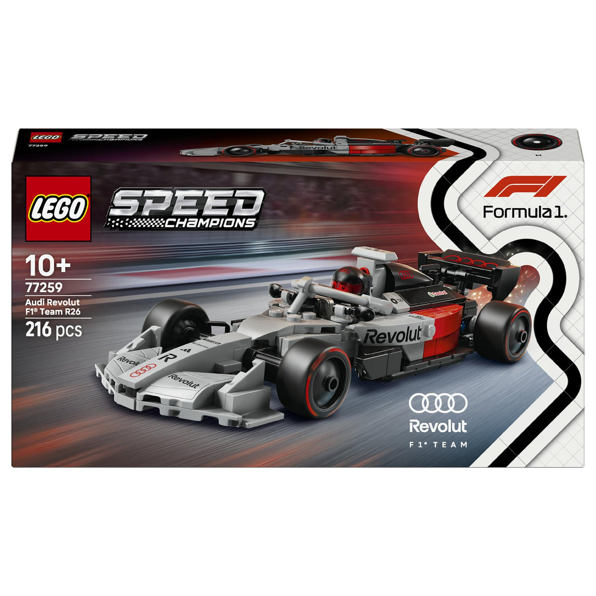 77259 Speed Champions Audi Revolut F1 Team R26 Rennwagen