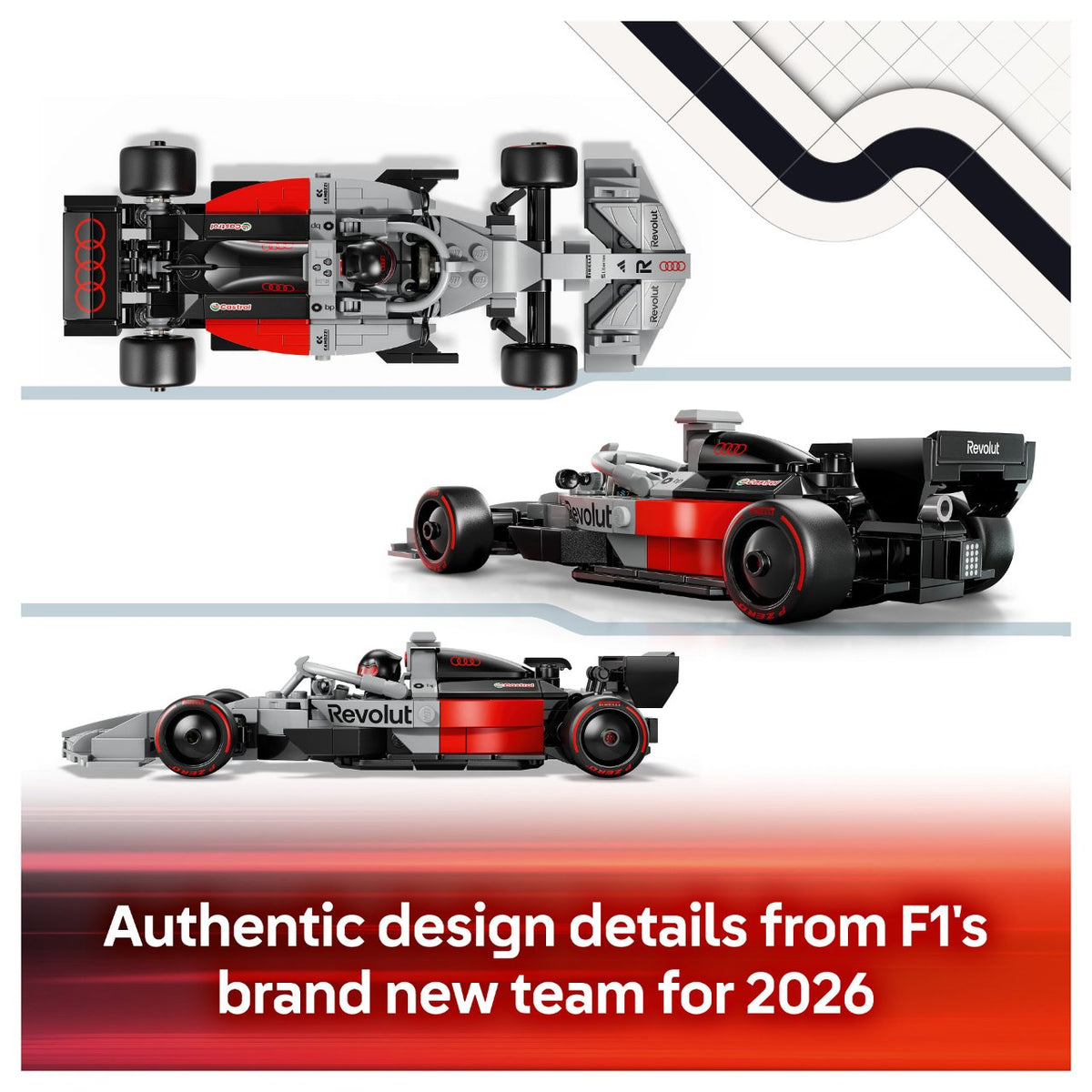 77259 Speed Champions Audi Revolut F1 Team R26 Rennwagen