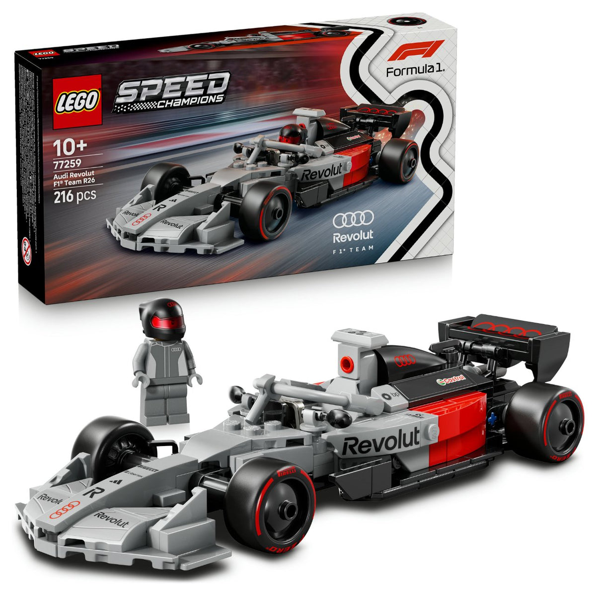 77259 Speed Champions Audi Revolut F1 Team R26 Rennwagen