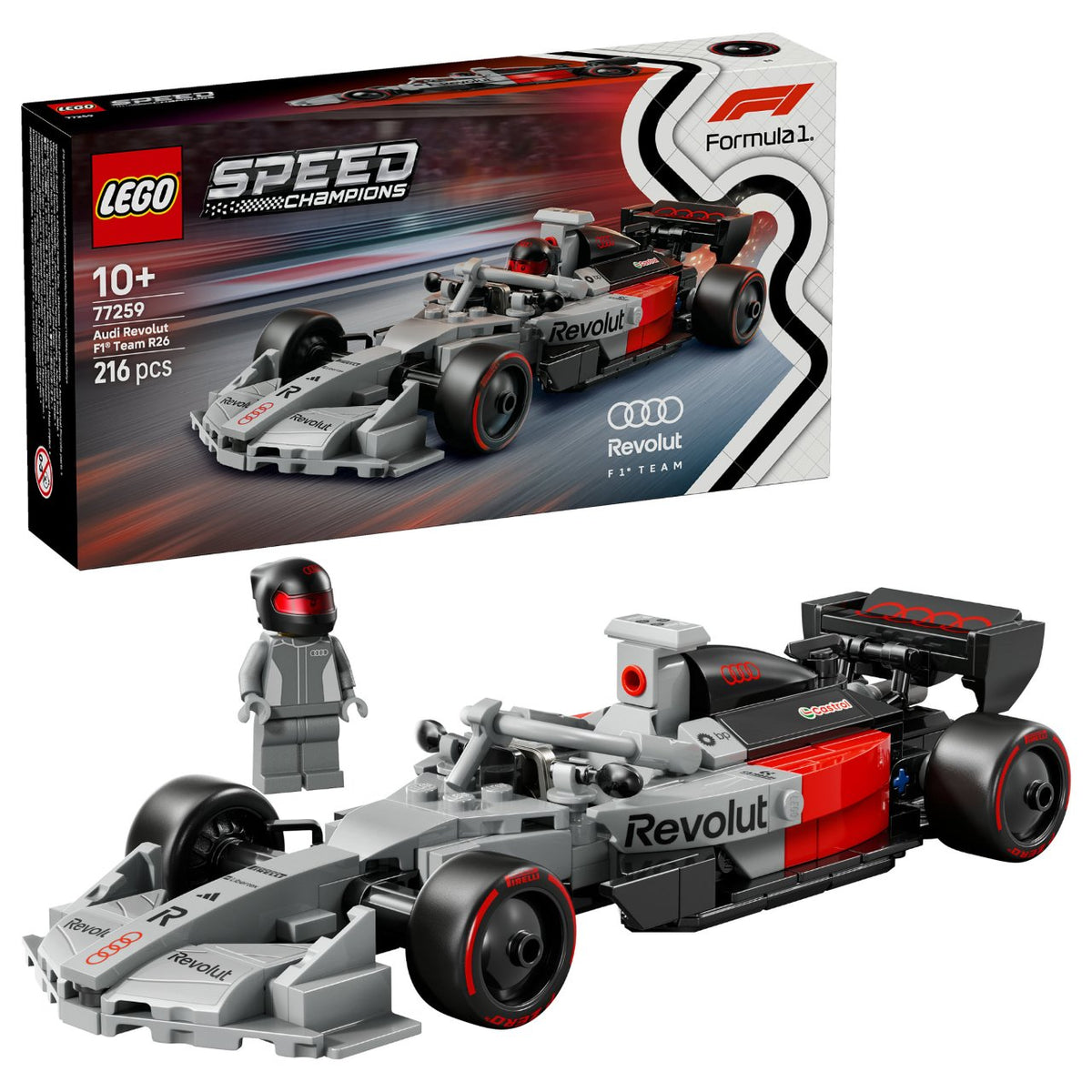 77259 Speed Champions Audi Revolut F1 Team R26 Rennwagen