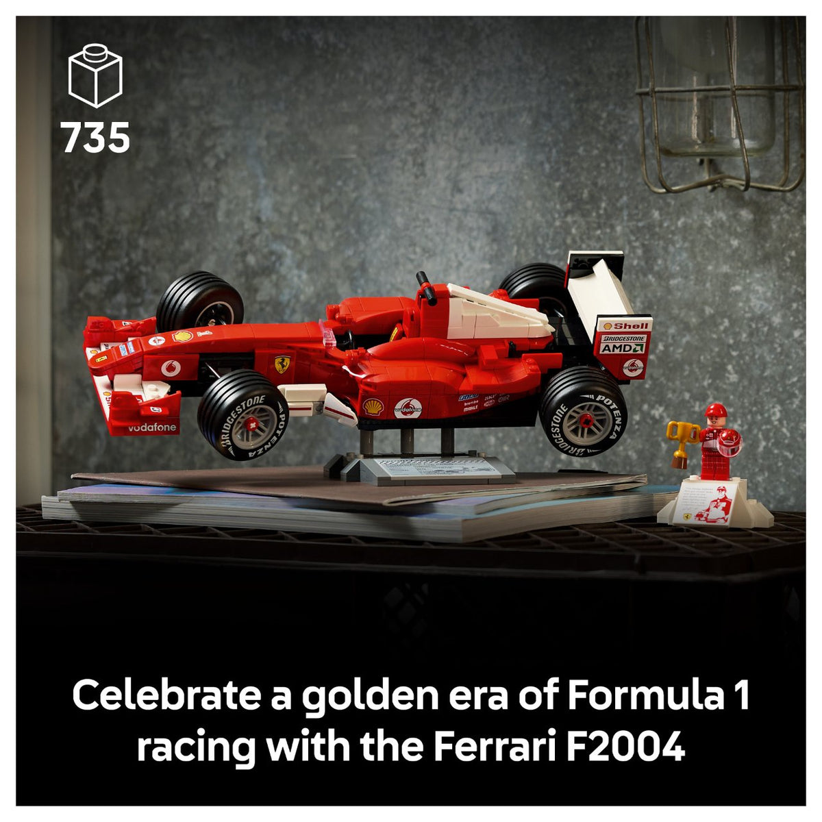 11375 Icons Ferrari F2004 und Michael Schumacher