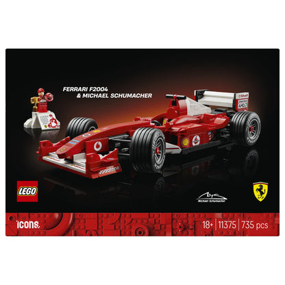11375 Icons Ferrari F2004 und Michael Schumacher