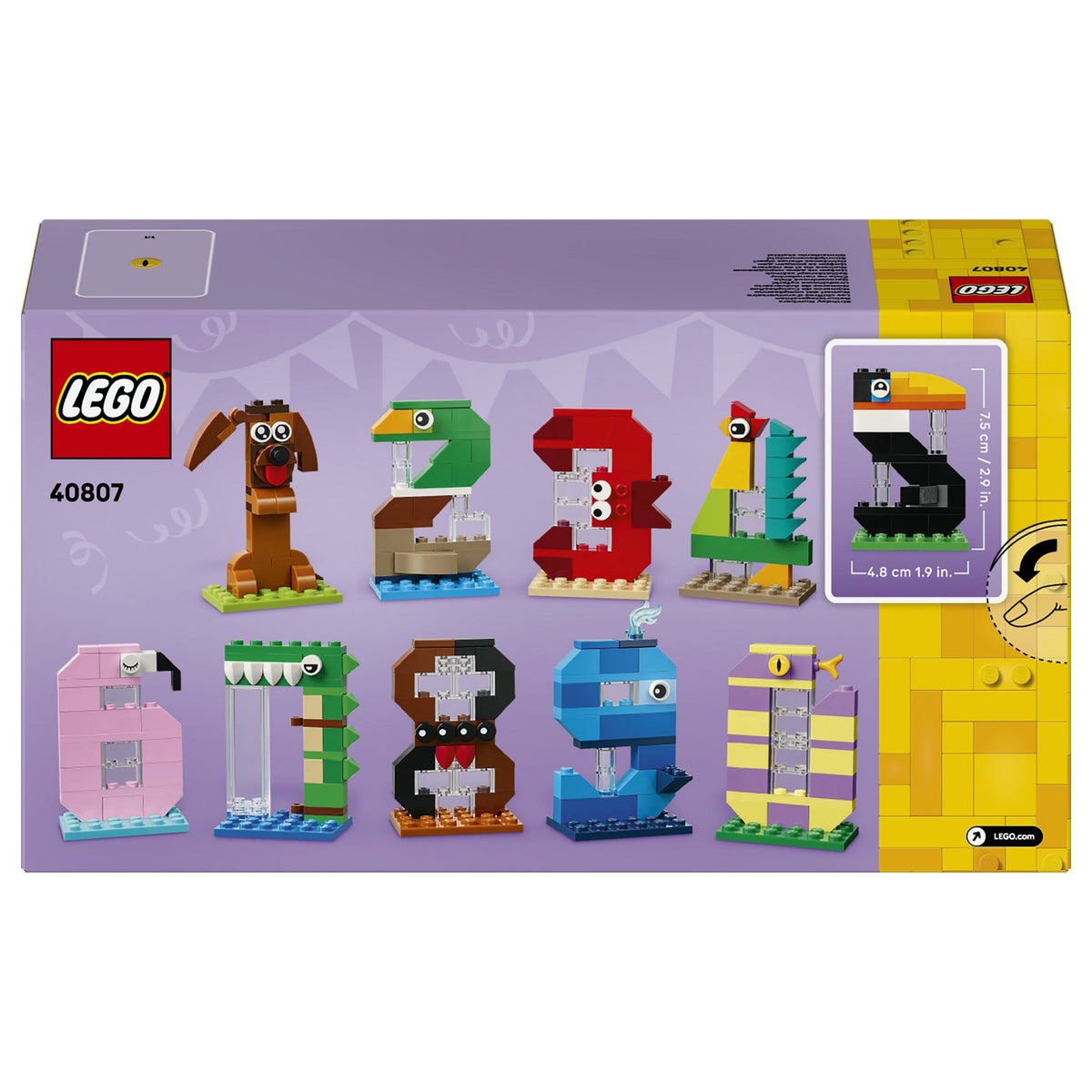 LEGO 40807 Seasonal Geburtstagszahlen