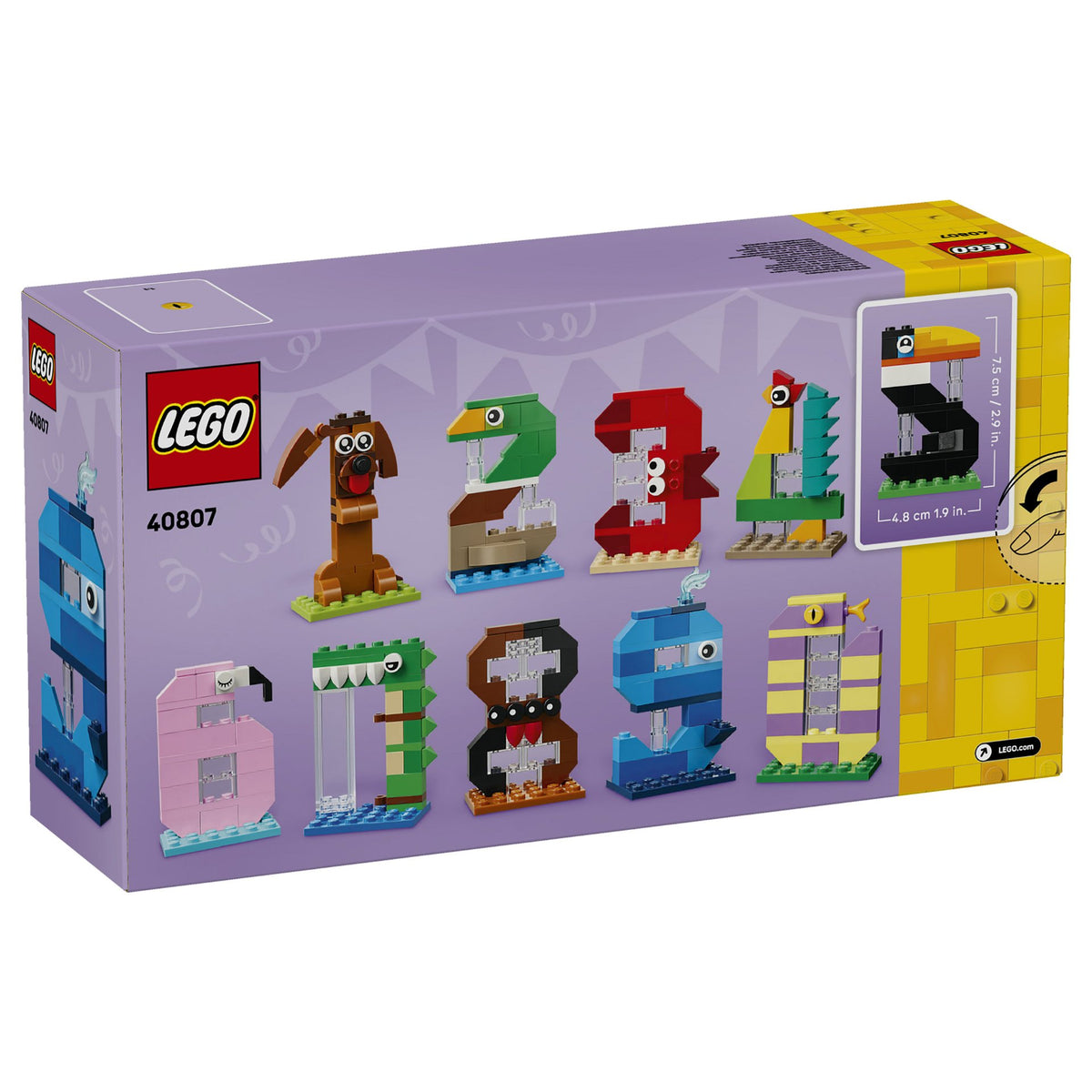 LEGO 40807 Seasonal Geburtstagszahlen