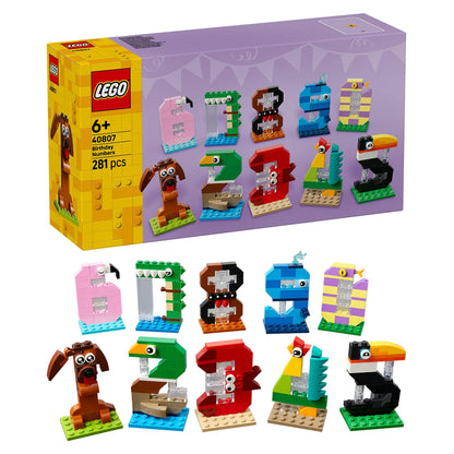 LEGO 40807 Seasonal Geburtstagszahlen