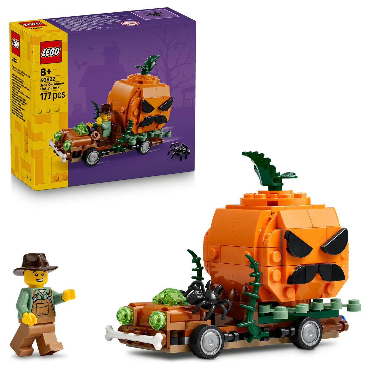 LEGO 40822 Seasonal Pickup mit Halloweenkrbis