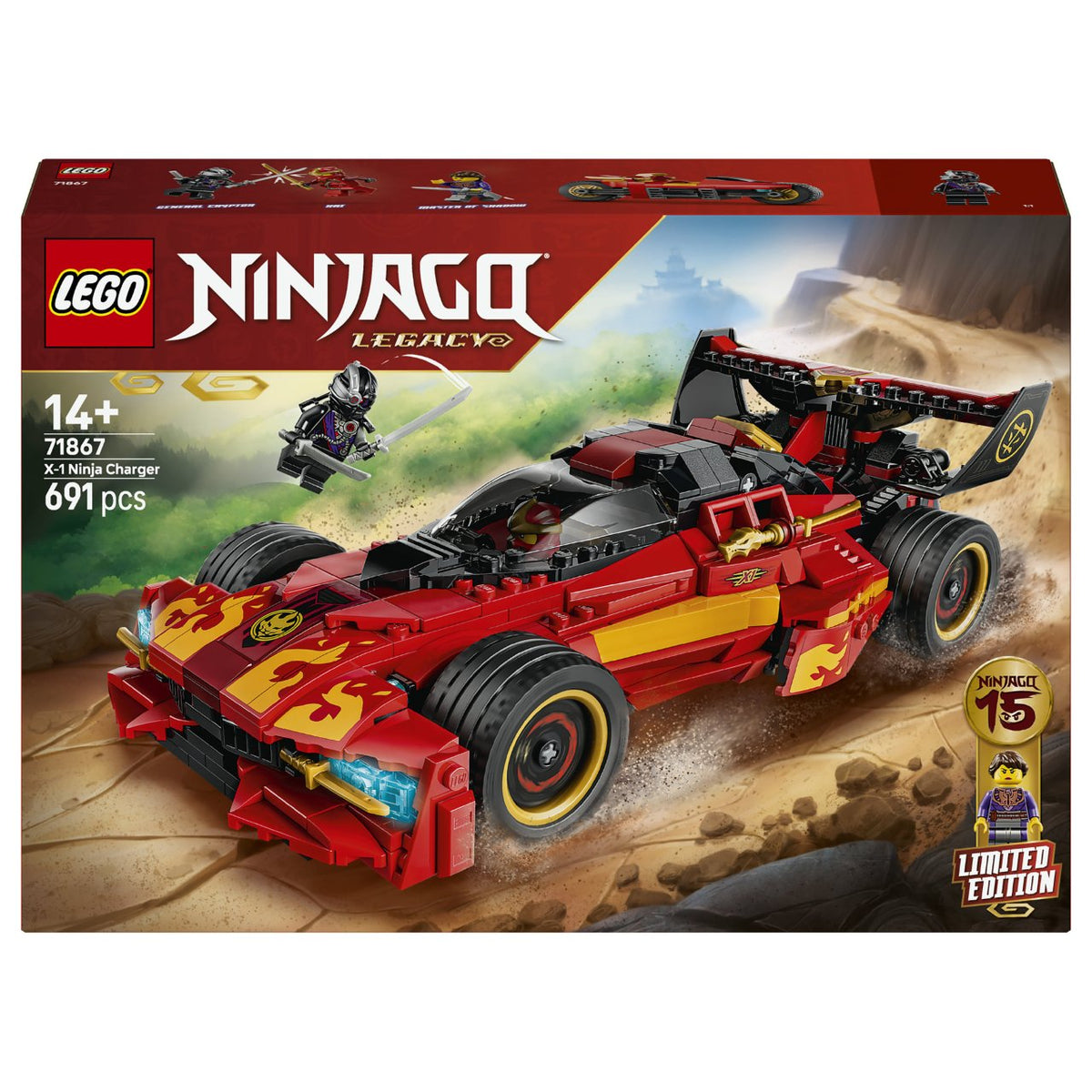LEGO 71867 NINJAGO 15-jhriges Jubil. des X-1 Ninja Supercar