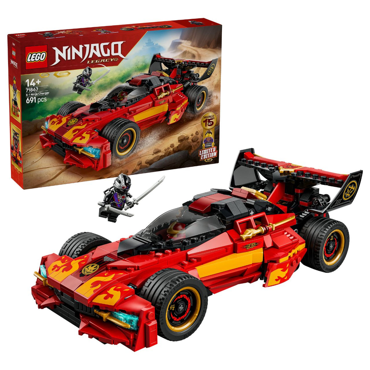 LEGO 71867 NINJAGO 15-jhriges Jubil. des X-1 Ninja Supercar