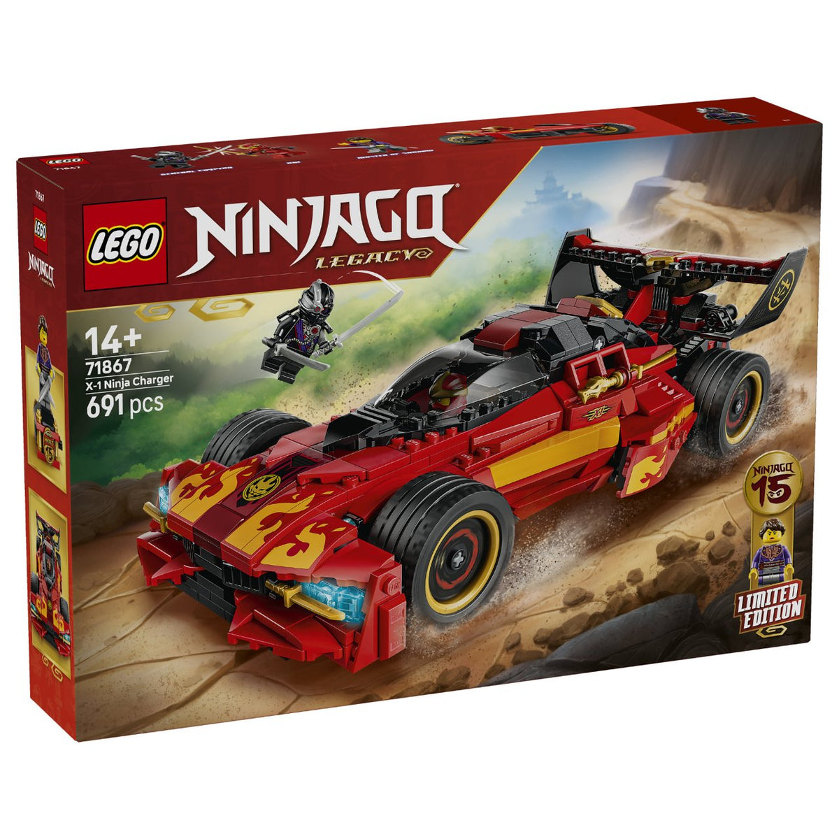 LEGO 71867 NINJAGO 15-jhriges Jubil. des X-1 Ninja Supercar