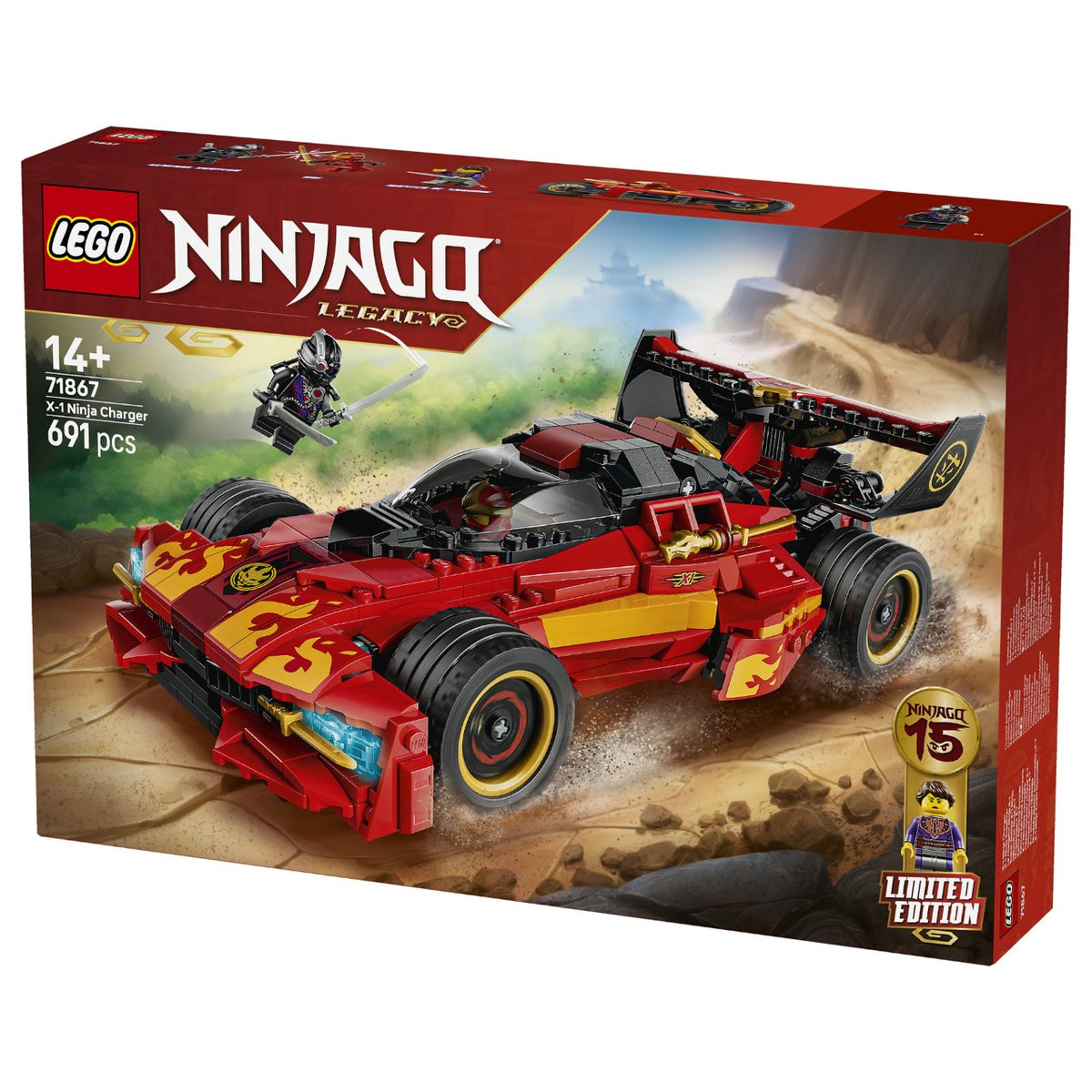 LEGO 71867 NINJAGO 15-jhriges Jubil. des X-1 Ninja Supercar