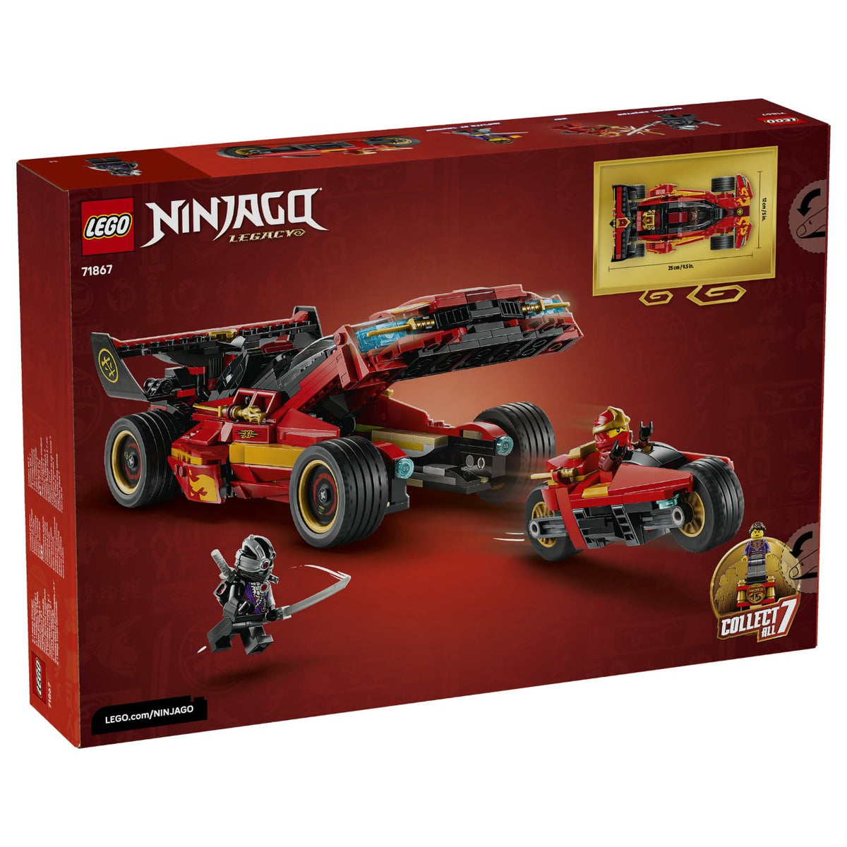 LEGO 71867 NINJAGO 15-jhriges Jubil. des X-1 Ninja Supercar