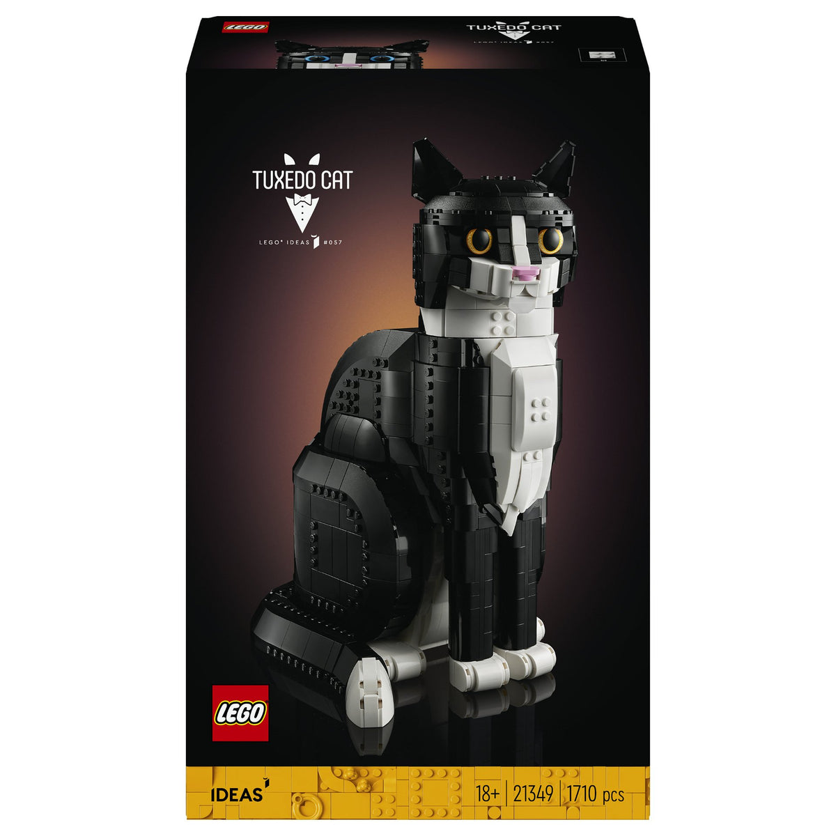 Ideas Schwarz-weisse Katze 21349