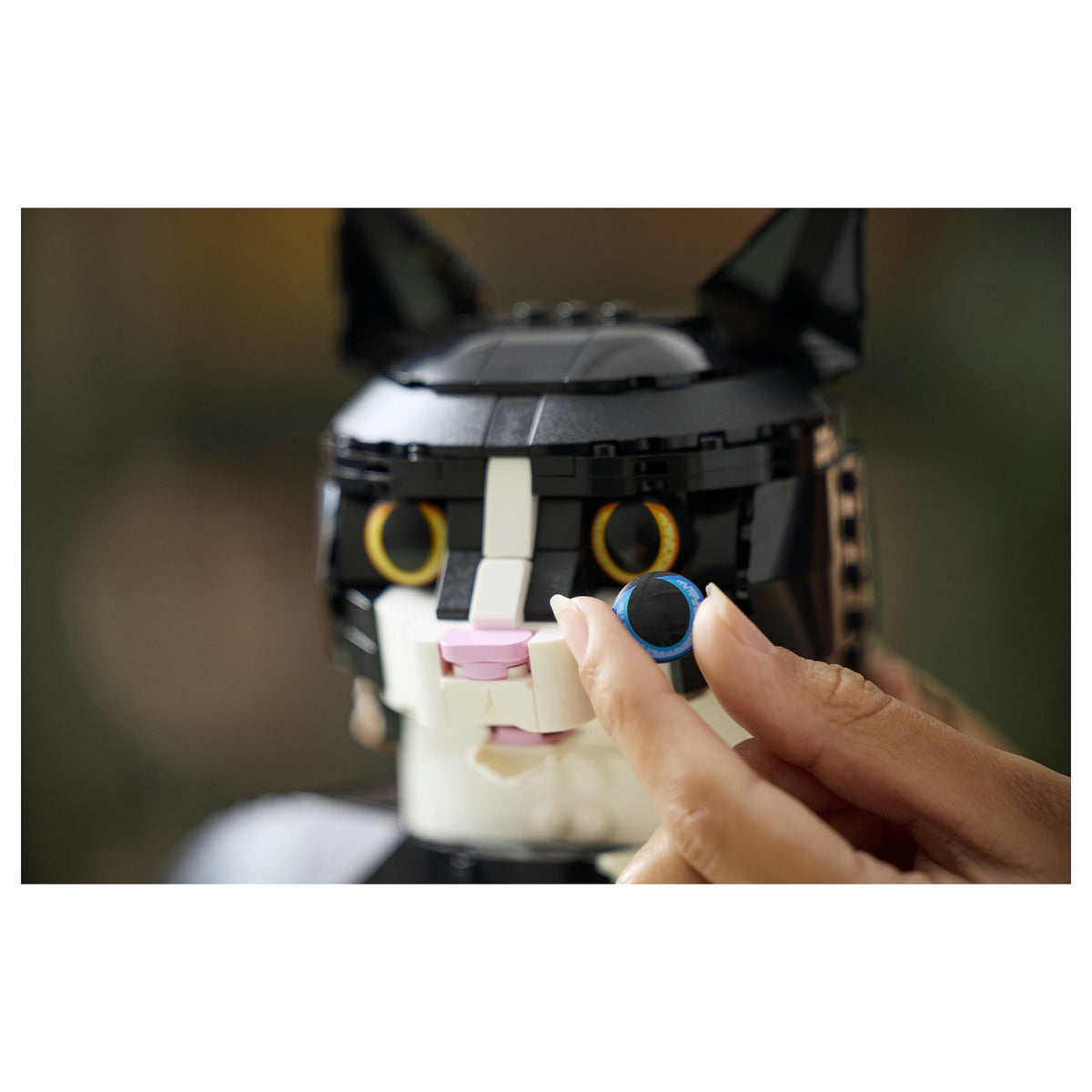 Ideas Schwarz-weisse Katze 21349