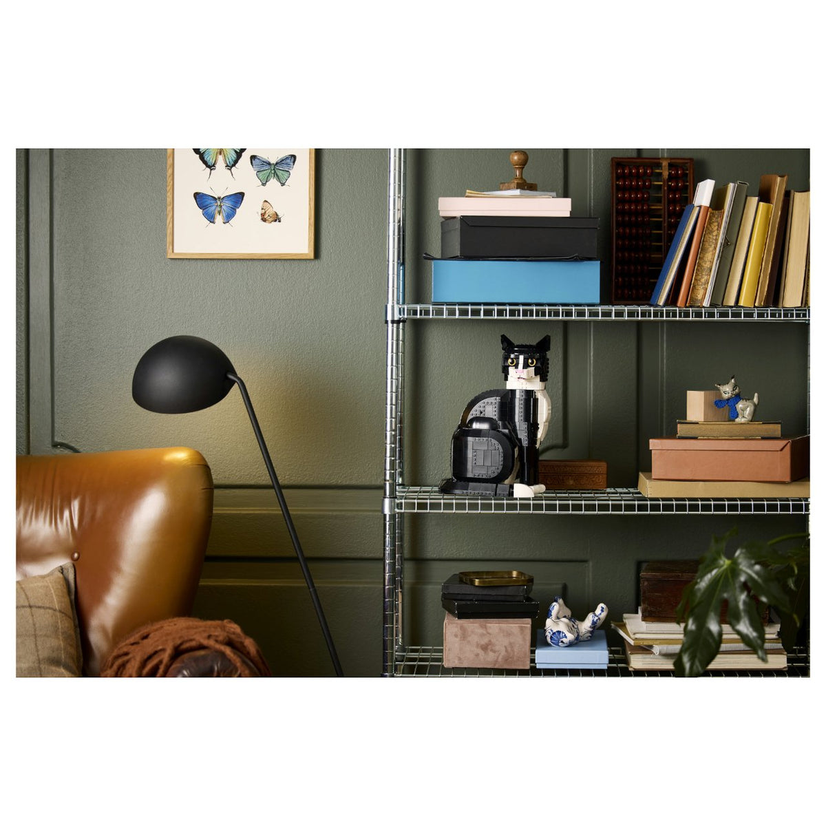 Ideas Schwarz-weisse Katze 21349