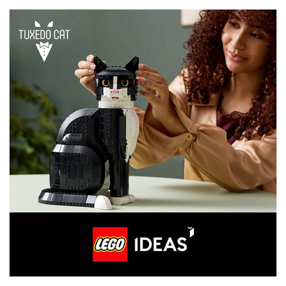Ideas Schwarz-weisse Katze 21349