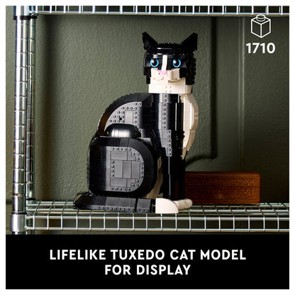 Ideas Schwarz-weisse Katze 21349