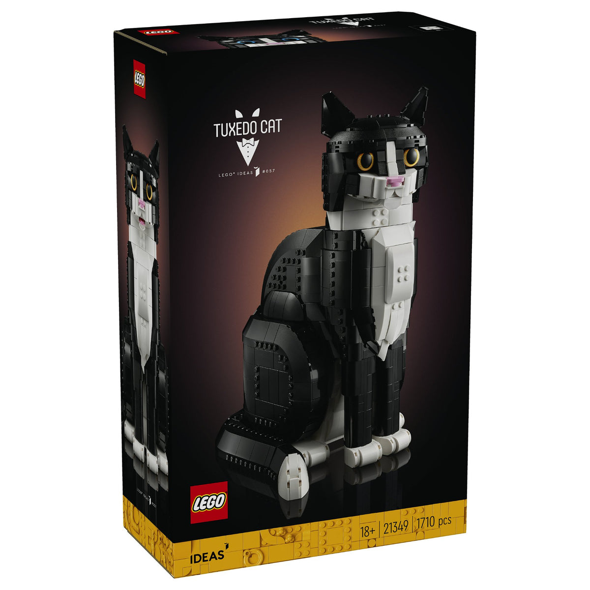 Ideas Schwarz-weisse Katze 21349
