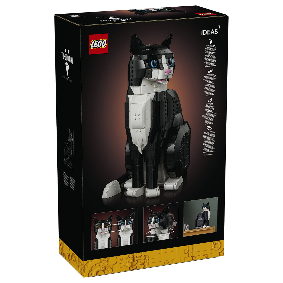 Ideas Schwarz-weisse Katze 21349