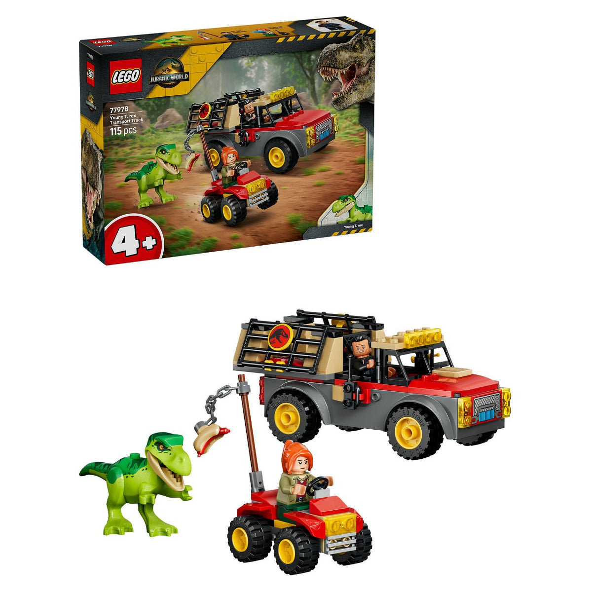 77978 Jurassic World Transporter fr den Jungen T.Rex