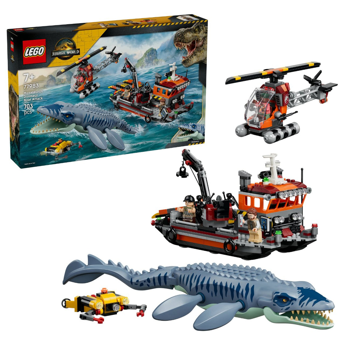 77983 LEGO 77983 J.W. Mosasaurier-Angriff auf das Boot (8.4.)