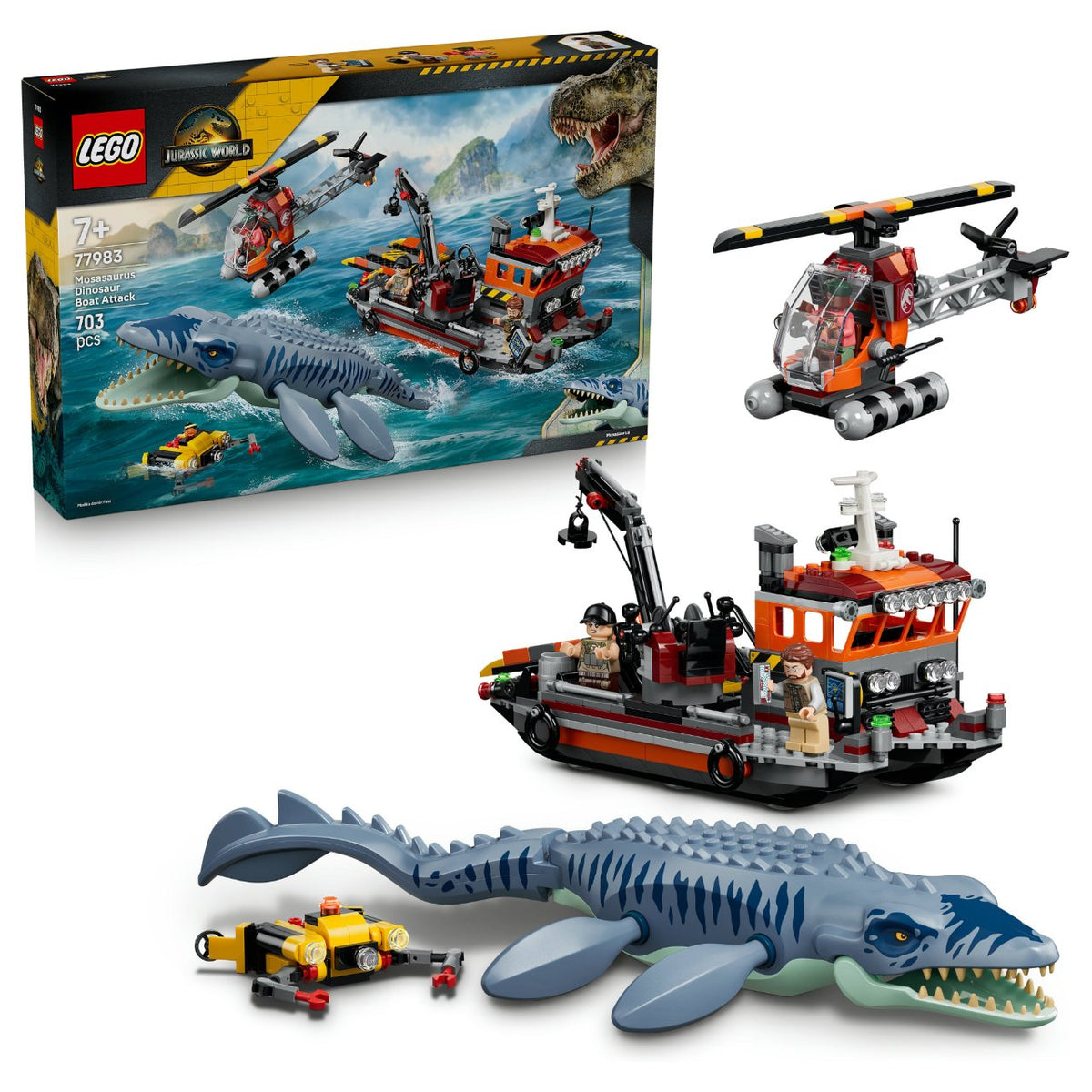 77983 LEGO 77983 J.W. Mosasaurier-Angriff auf das Boot (8.4.)