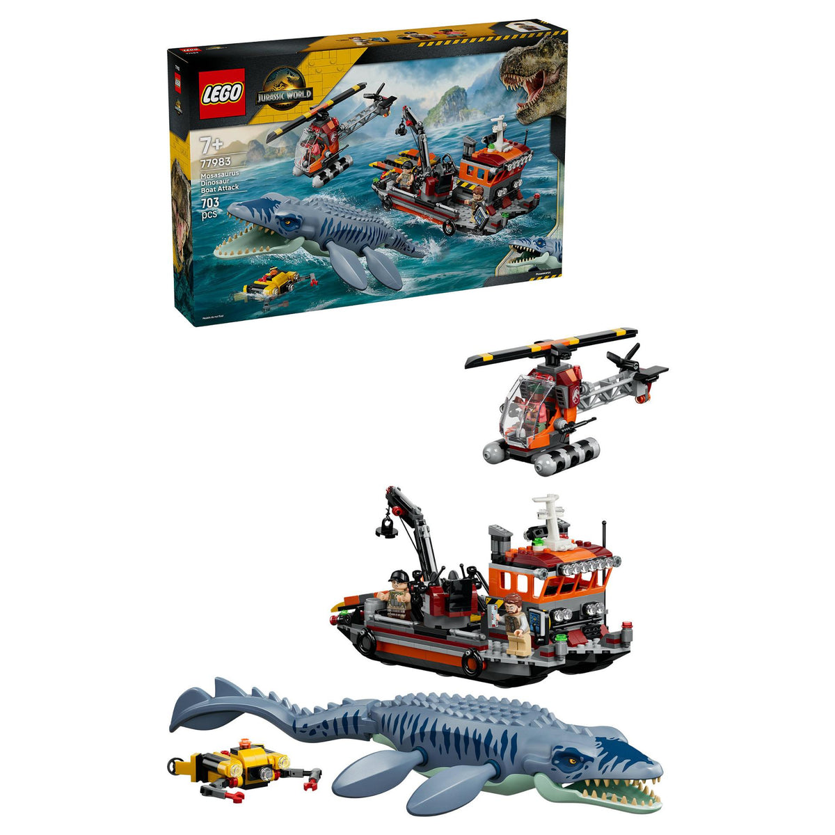 77983 LEGO 77983 J.W. Mosasaurier-Angriff auf das Boot (8.4.)