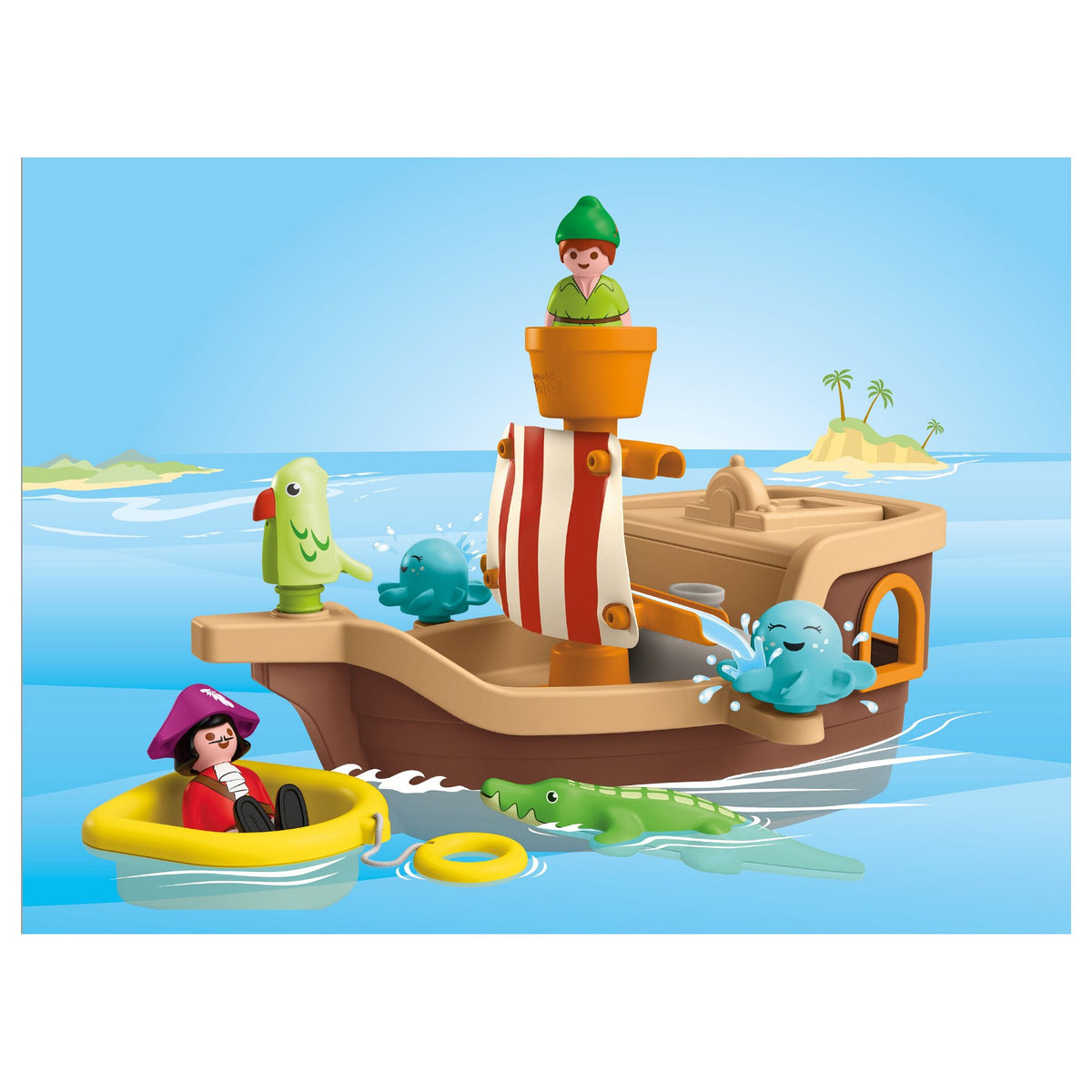 71769 Junior & Disney: Peter Pans Piratenschiff mit Wasserspritzspa