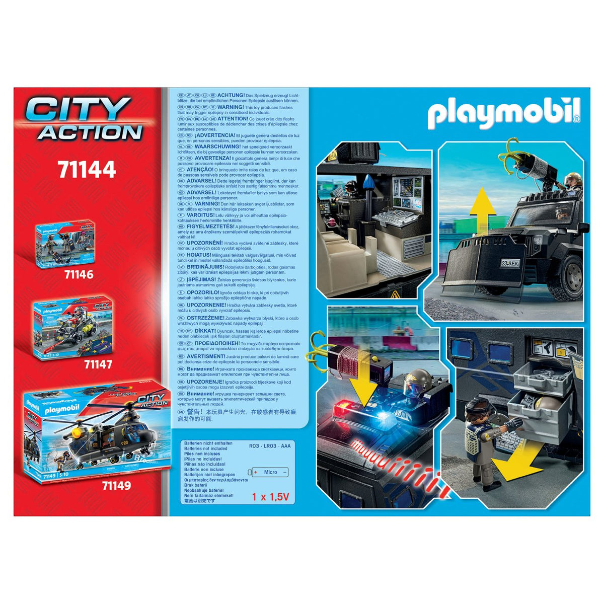 71144 City Action SWAT-Gelndefahrzeug