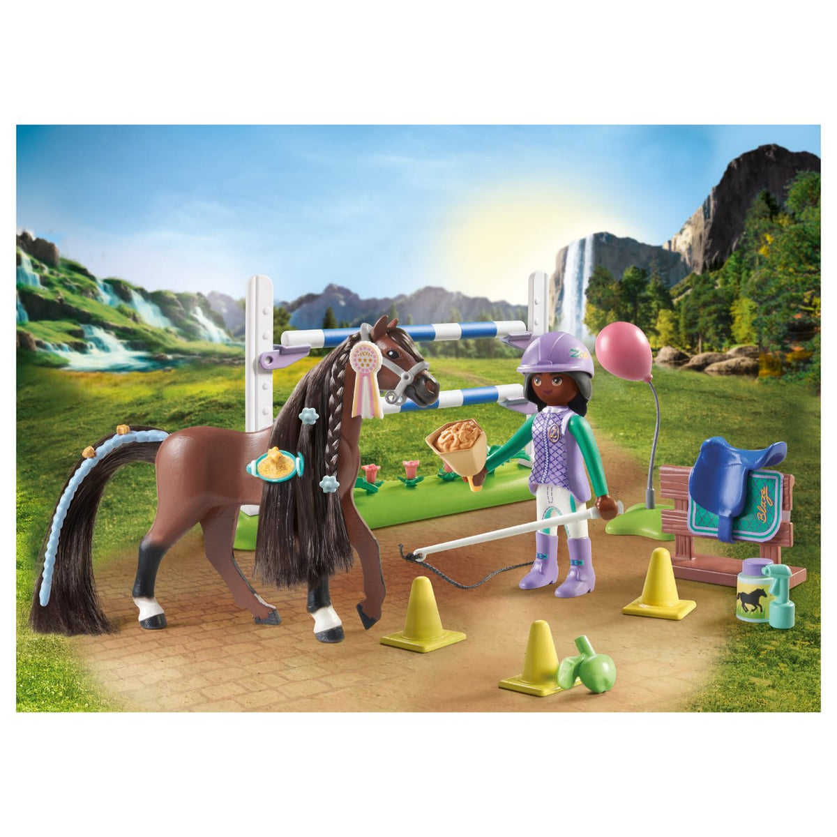 - Horses of Waterfall - Zoe & Blaze mit Turnierparcours