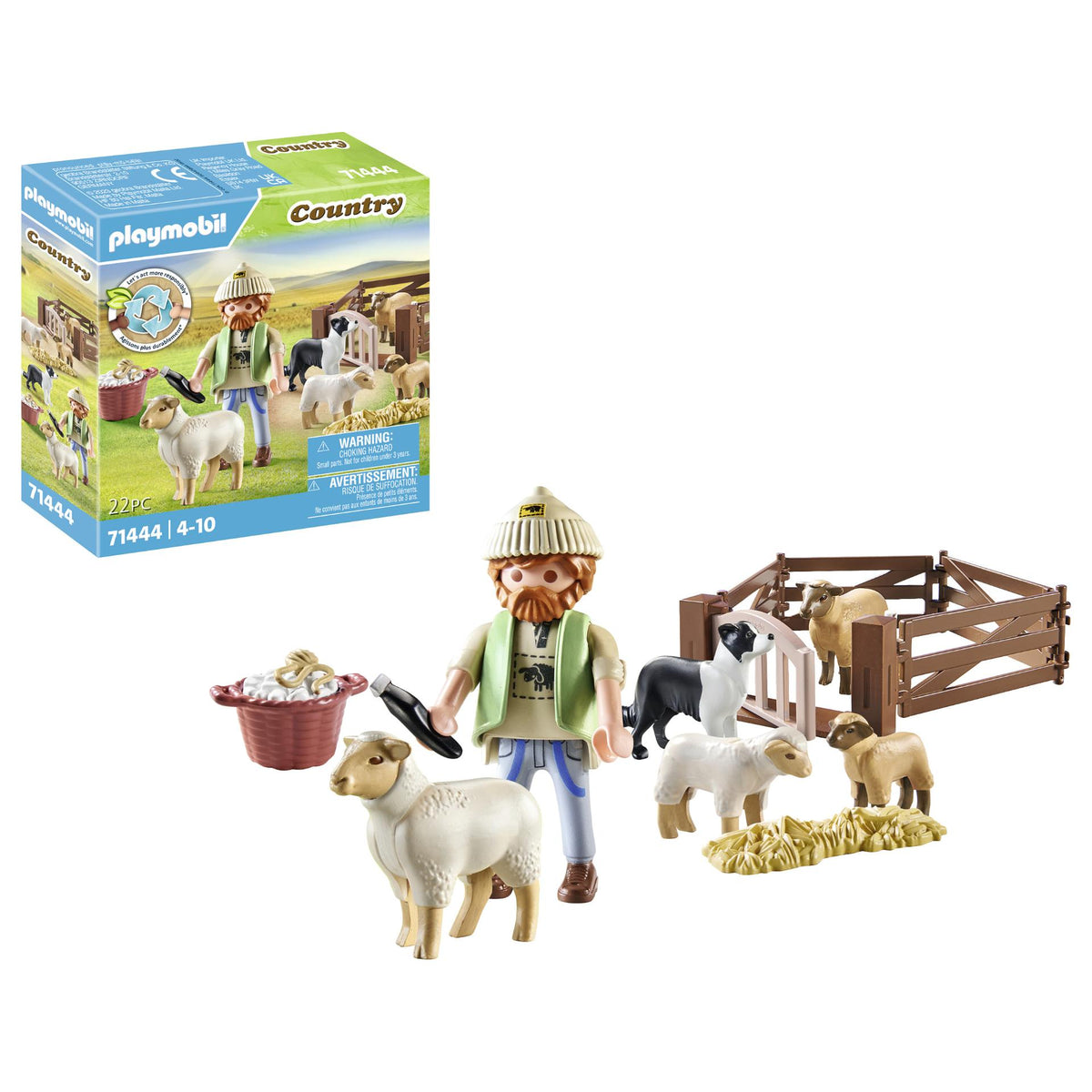 - Country - Junger Schäfer mit Schafen