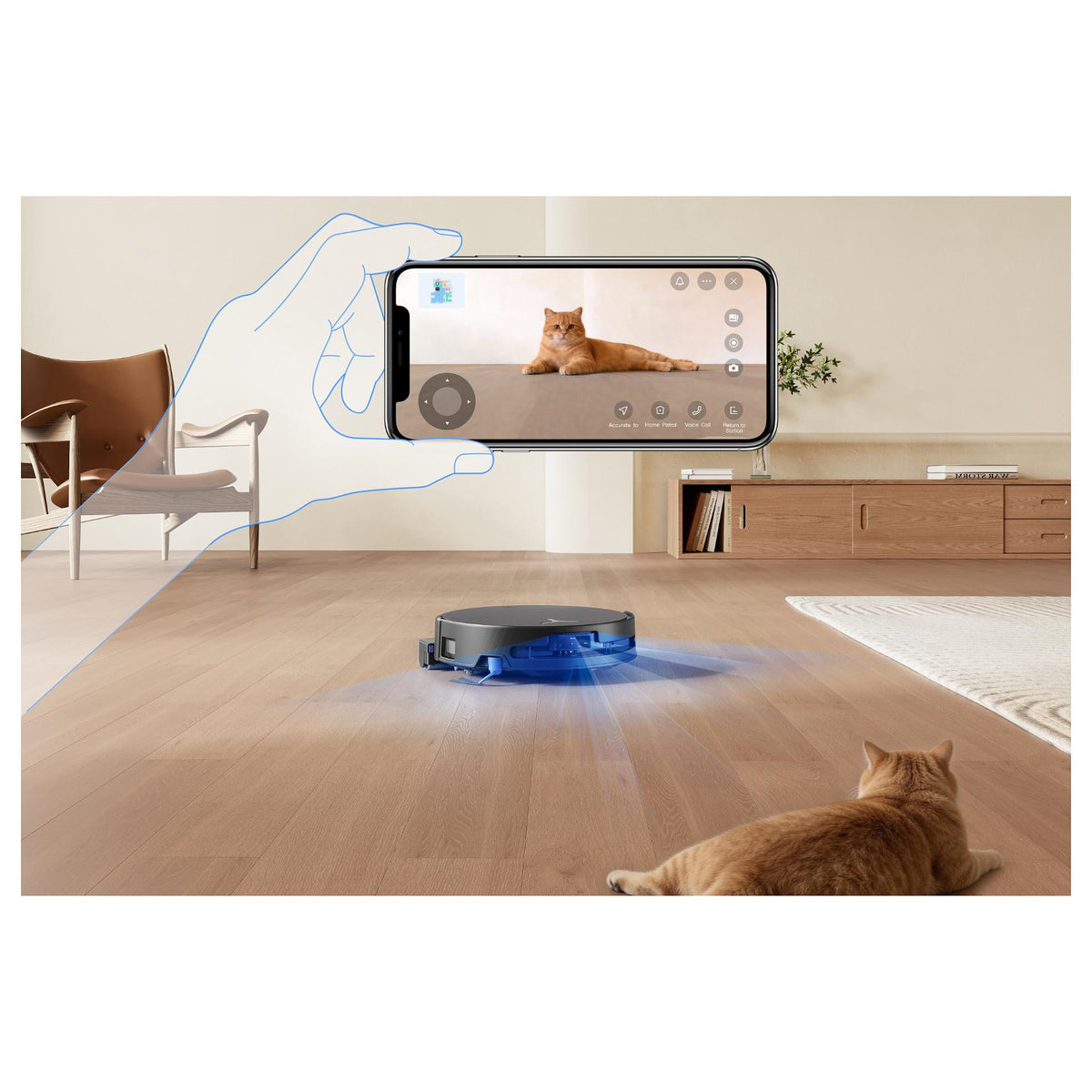 ECOVACS DEEBOT T90 PRO OMNI Saug-Wischroboter