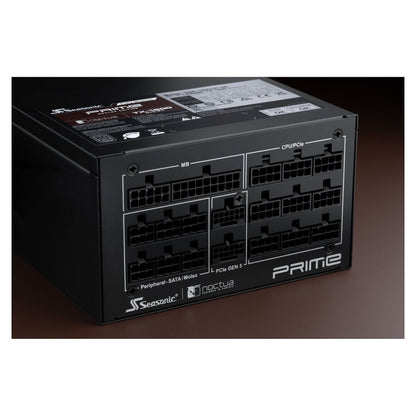 1600W Seasonic PRIME TX-1600 Noctua Edition (schwarz, 2x 12 Pin High Power GPU, 6x PCIe, Kabel-Management, 1600 Watt)