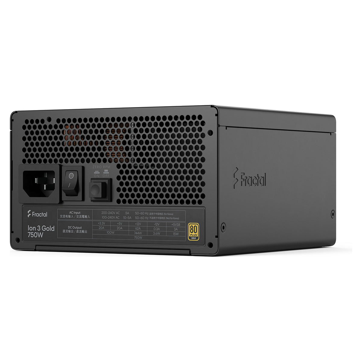 750W Fractal Design Ion 3 Gold Black