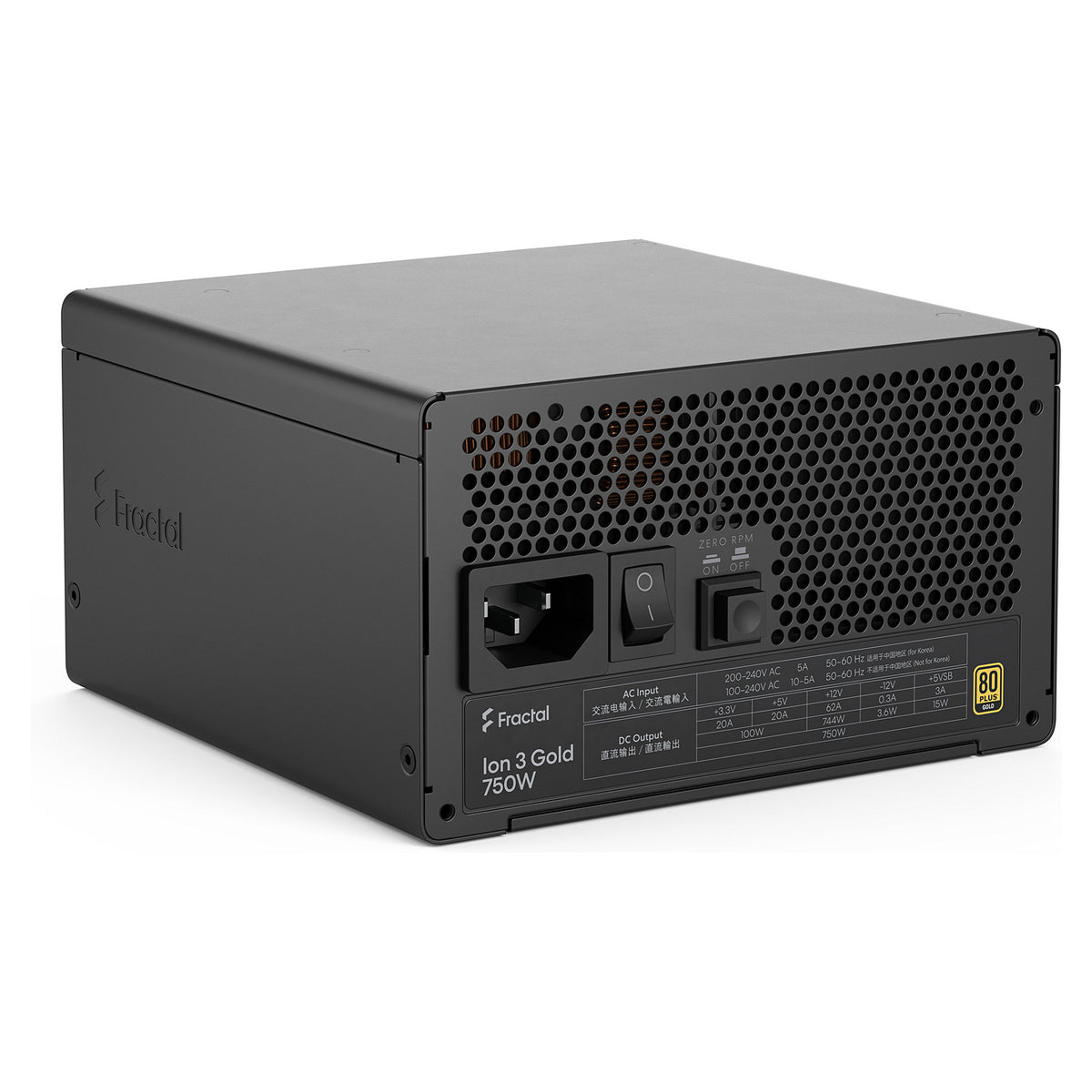750W Fractal Design Ion 3 Gold Black