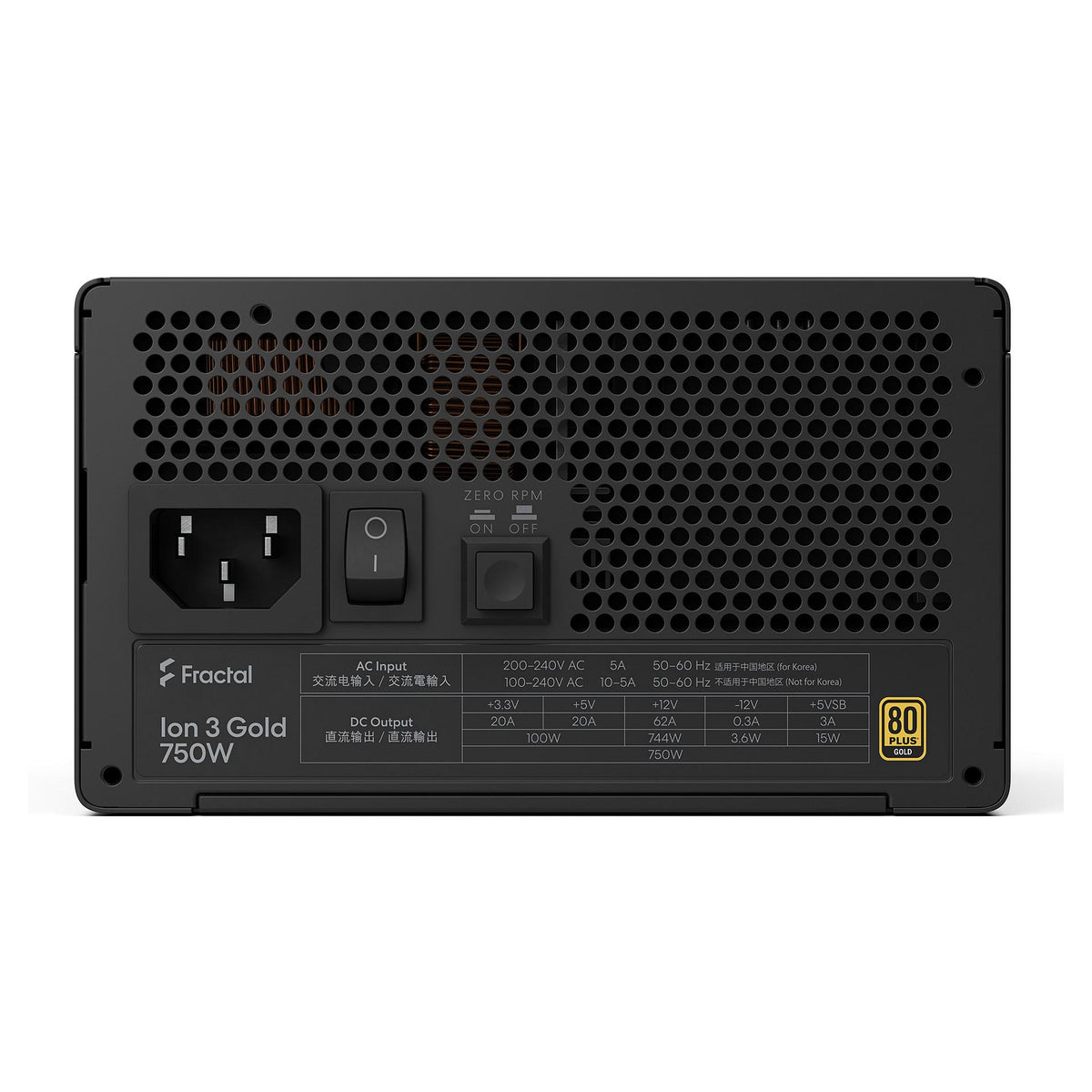 750W Fractal Design Ion 3 Gold Black