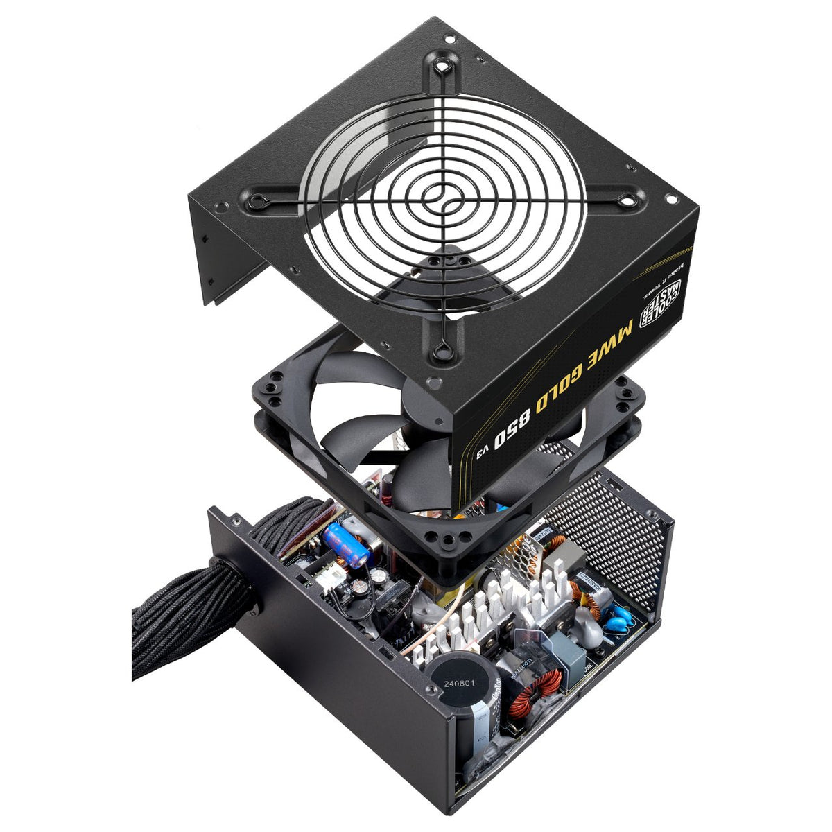 850W CoolerMaster Netzteil MWE V3 NM FR Gold